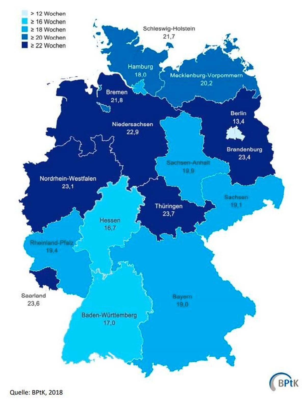 20 Wochen Wartezeit: Kammer fordert 7000 zusätzliche Psychotherapeuten-Landsitze



