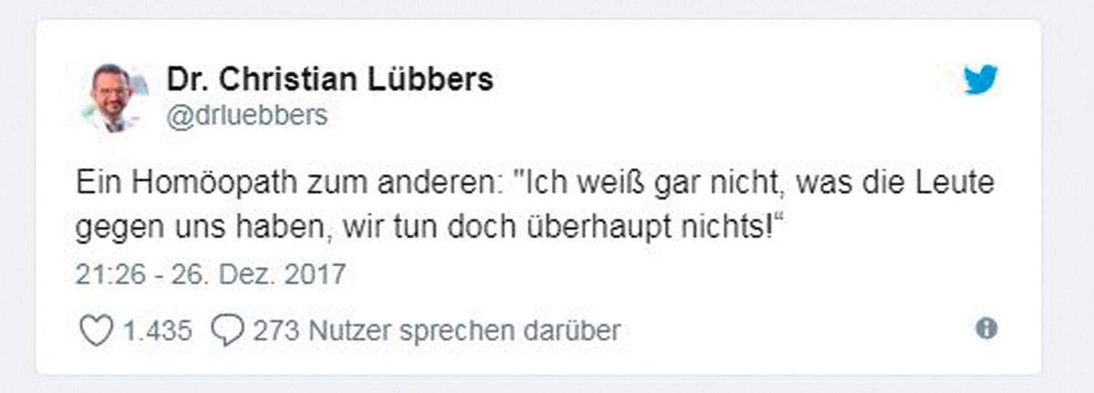 „Homöopathie hat in einer seriösen Apotheke nichts zu suchen“ 