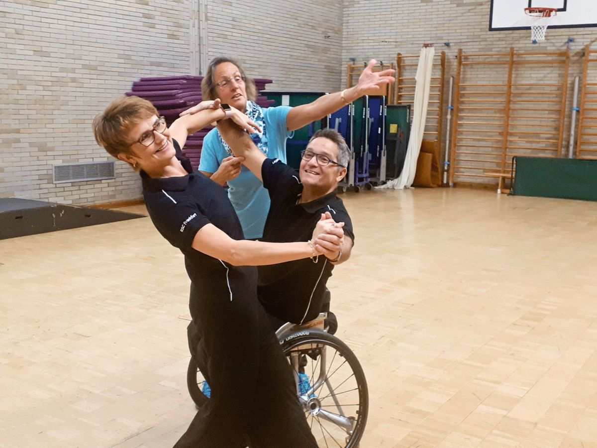  Im Behindertensport findet Tanzen zu wenig Beachtung
