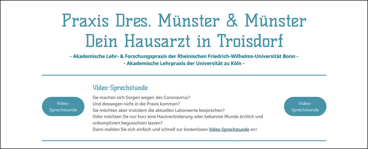  Welche Erfahrungen Hausärzte mit der Videosprechstunde gesammelt haben