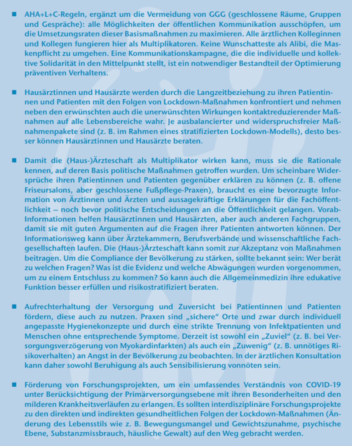 DEGAM betont Schlüsselrolle von Hausärzten im Pandemiemanagement 