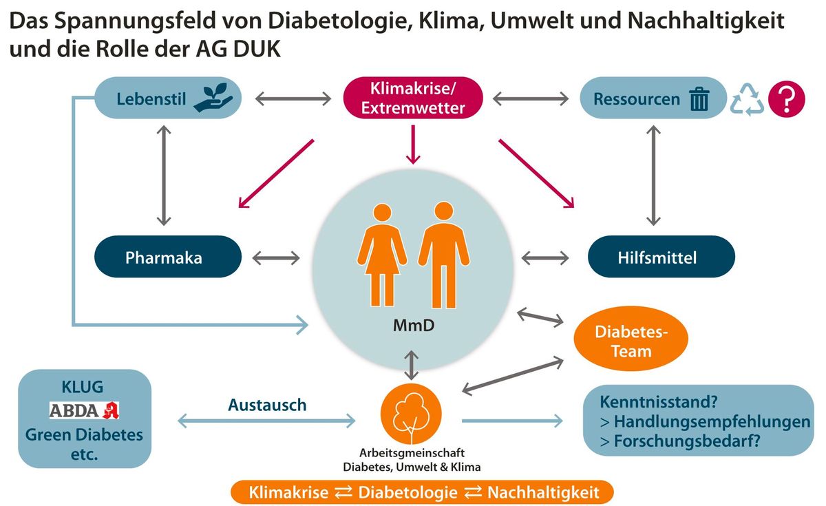 Klima, Umwelt und Nachhaltigkeit in der Diabetologie