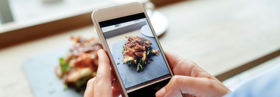 Ein Foto vom Essen reicht, den Rest erledigt dann die Smartphone-App.
