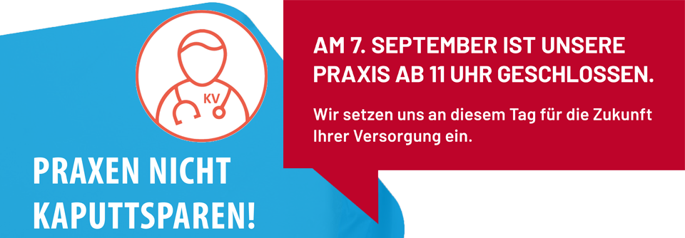 Anfang September bleibt so manche Praxistür für Patienten verschlossen.