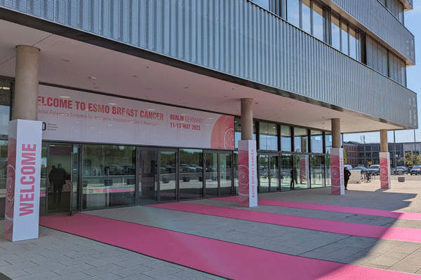 Der ESMO Breast Cancer Congress fand im hub27 auf dem Messegelände in Berlin statt.