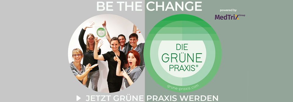 Die Initiative DIE GRÜNE PRAXIS sucht Deutschlands GRÜNSTE ARZTPRAXIS 2024! Ausschreibung zu einem nachhaltigen Wettbewerb für niedergelassene Ärzt:innen in Kooperation mit dem Verlag MedTriX Group.