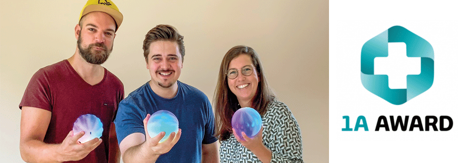Innovative Demenztherapie für 1A-Award nominiert ichó motiviert spielerisch und verhindert Therapiemüdigkeit.