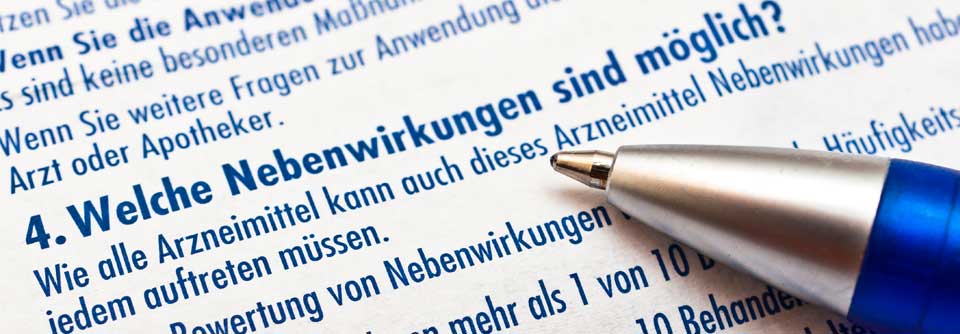 Nebenwirkungen ...: ... richtig melden Es reicht ein Verdacht, dass ein Zusammenhang mit dem eingenommenen Arzneimittel besteht.