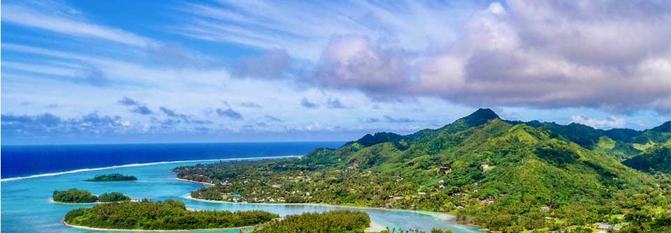 Eine Famulatur der anderen Art: Kia Orana – mögest du lange leben Cook Islands, Rarotonga - Luftaufnahme Muri Beach