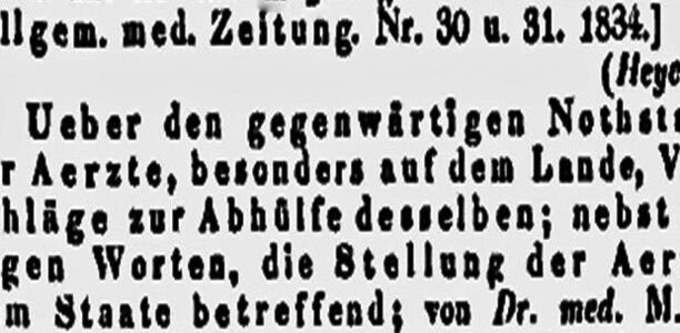 Landarztmangel: : Problem gelöst!