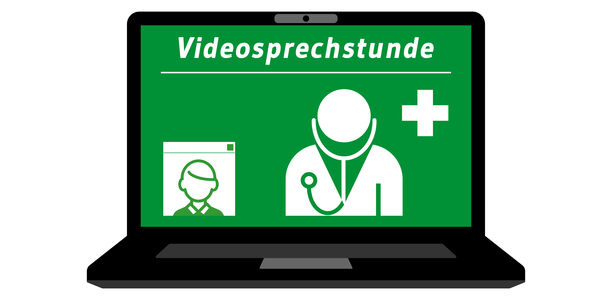 Videosprechstunden : Weiterhin unbegrenzt möglich Bei derzeit sinkenden Infektionszahlen sollen die Patienten wieder in die Praxen kommen.
