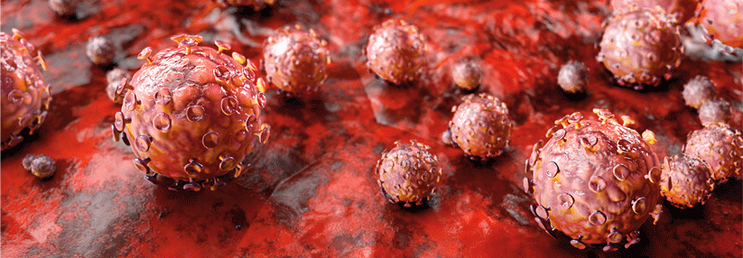 Etwa 100 verschiedene Typen von humanen Papillomaviren (HPV) existieren. 