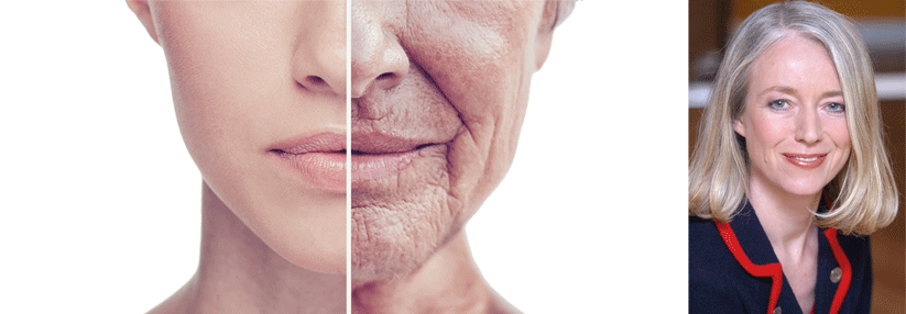 Rechts Kakaotrinkerin, links nicht? Konsum beeinfluss zumindest die Oberflächenstruktur der Haut. (Bild rechts:  Prof. Dr. Christiane Bayerl, Klinki für Dermatologie und Allergologie, Helios Dr. Horst Schmidt Kliniken, Wiesbaden)