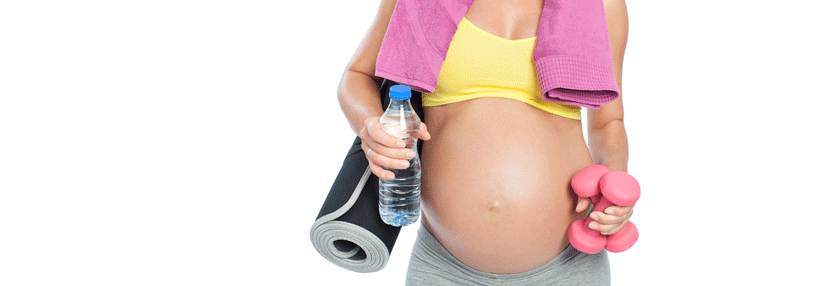 Sportliche Aktivitäten zur Gewichtsabnahme während der Schwangerschaft ziehen keine Nachteile mit sich.