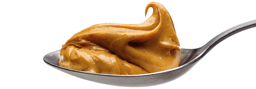 Ein Löffel Erdnussbutter schützt den Magen vor Schleimhautirritationen