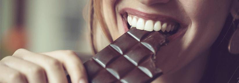 Schokolade macht nicht nur glücklich, sondern auch schlank.