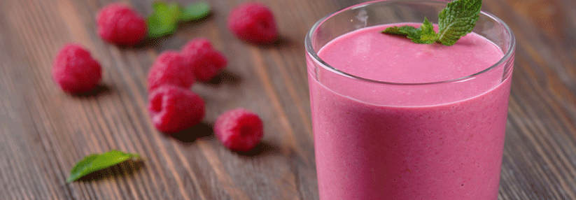 Er schmeckt nicht nur gut, sondern hilft auch dem Herzen – der Himbeer-Smoothie.