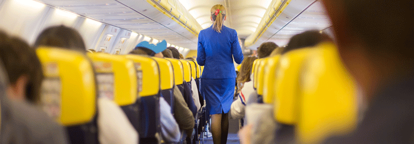 Flugbegleiterinnen sind besonders gefährdet für Uteruskrebs.