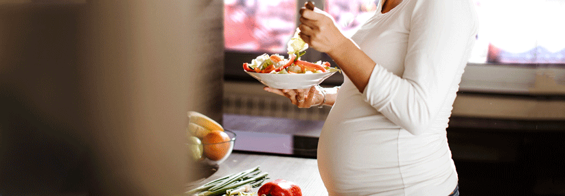 Frauen mit Gestationsdiabetes sollten komplexe Kohlenhydrate und ungesättigte Fette essen.