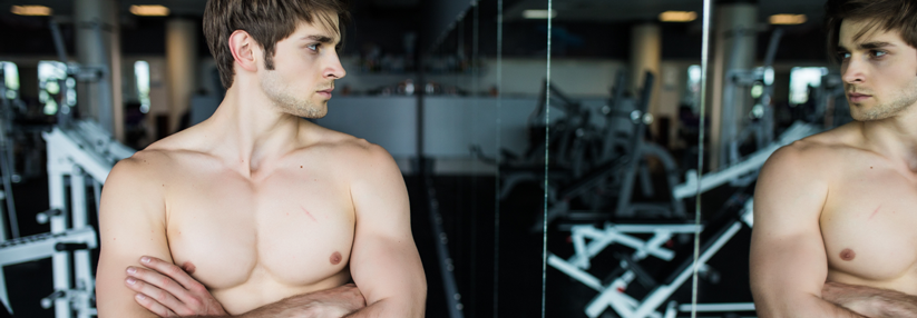 Selbstwahrnehmung vs. Spiegelbild: Der Kampf um mehr Muskelmasse kann schnell zum Zwang werden.