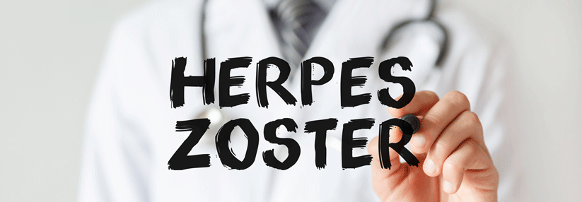 Häufig befällt Herpes zoster den Nervus trigeminus, was mit starken Gesichtsschmerzen einhergeht.