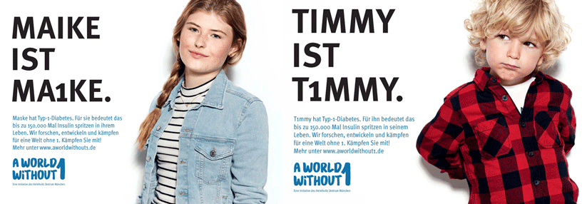 Plakate der Kampagne sind in ganz Deutschland zu finden.