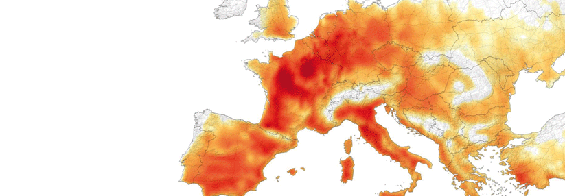 Allein in Europa ver­meldeten am 25.7.2019 mindestens sieben Länder neue Hitzerekorde.