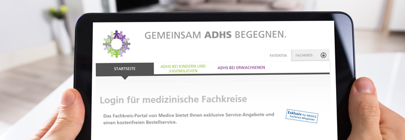 Ende Januar ist die Fachkreis-Seite des ADHS-Infoportals live gegangen.