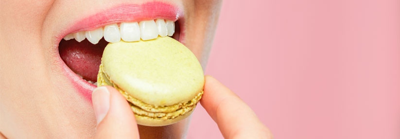 Der Sensor von Nutrix soll an einem Zahn befestigt den Glukosegehalt von Speisen messen.
