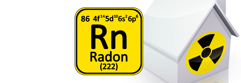 Radon gelangt z.B. über undichte Bodenplatten ins Haus.