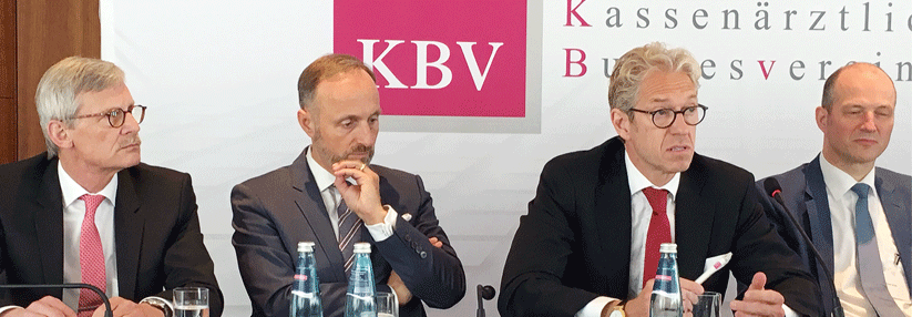 KBV-Vorstand Dres. Kriedel, Hofmeister und
Gassen (v.l.n.r.).