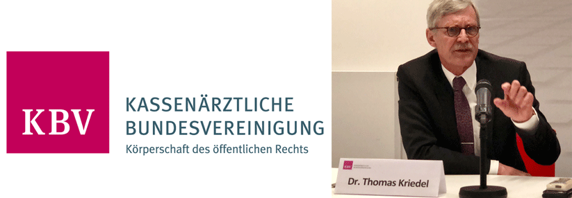 KBV-Vorstandsmitglied Dr. Thomas Kriedel bei der KBV Vertreterversammlung in Erfurt.