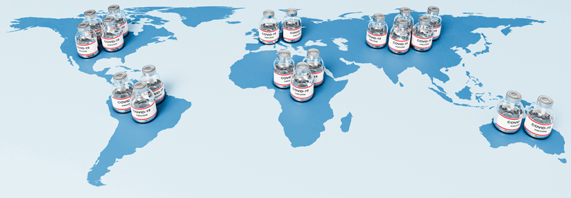 Reiche Länder sichern sich große Mengen Impfstoff, während es in armen Ländern schon am Sauerstoff zur Beatmung mangelt.