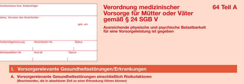 Das neue Formular macht das Verordnen von Vorsorge ein kleines bisschen leichter.
