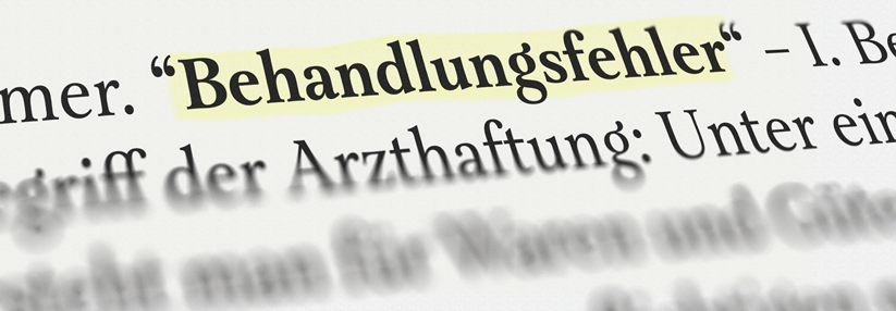 Ärztliche Fehler können passieren, eine Versicherung sollte bei Schaden zahlen.