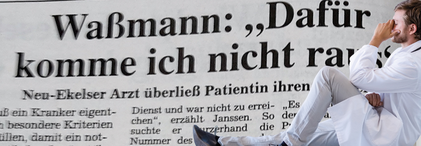 Hausarzt Dr. Detlef Waßmann wundert sich: Ohne Rückfrage wird über ihn berichtet, was
andere verlautbaren.