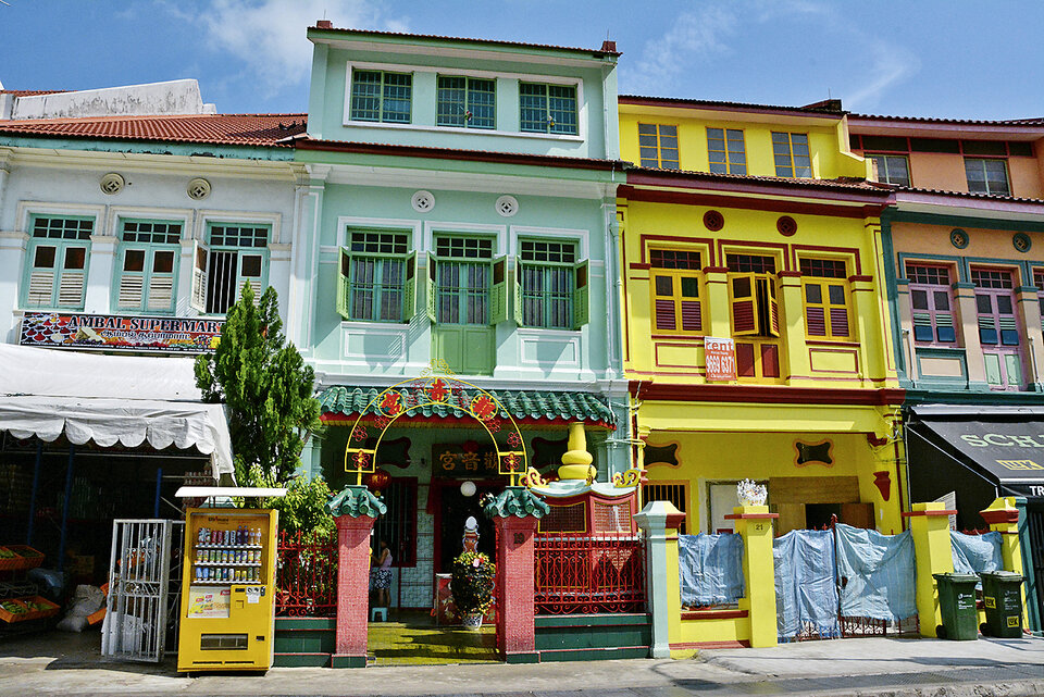 Farbenfroher Stadtteil Little India.