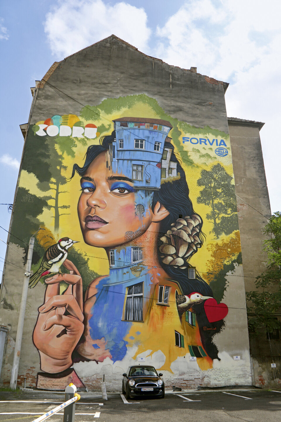 Abb. 2: Wandbemalung in der Nähe der Innenstadt: Für 2023 haben die Tourguides der Stadt auch einen Rundgang zum Thema Street-Art vorbereitet.