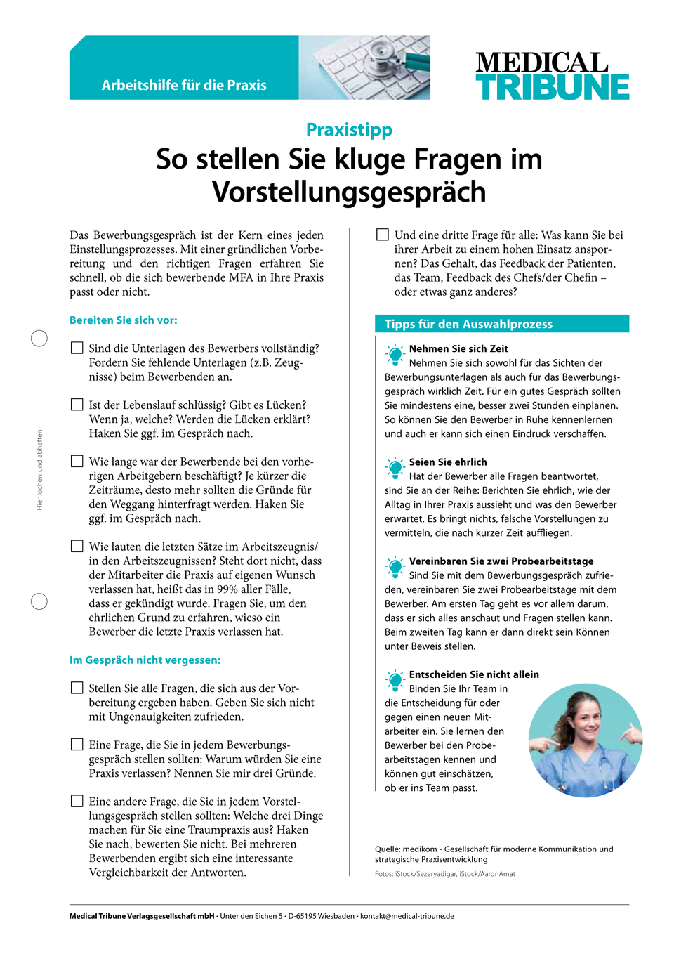 Um Sie bei der Umsetzung Ihrer Pläne zu unterstützen, haben wir eine Checkliste zum Download erarbeitet.