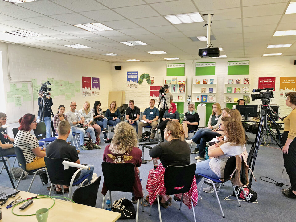 Selbsthilfe und Community, Diabetes Typ F, Unterzuckerungen. Ein Teil der Workshops wurde live übertragen. 