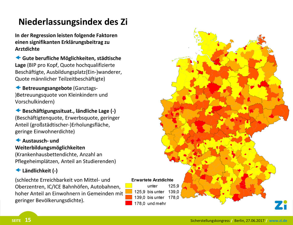 Faustpfand gegenüber der Politik Abb.: Niederlassungsranking