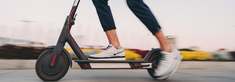 Unfälle und Verletzungen in Verbindung mit E-Scootern nehmen zu