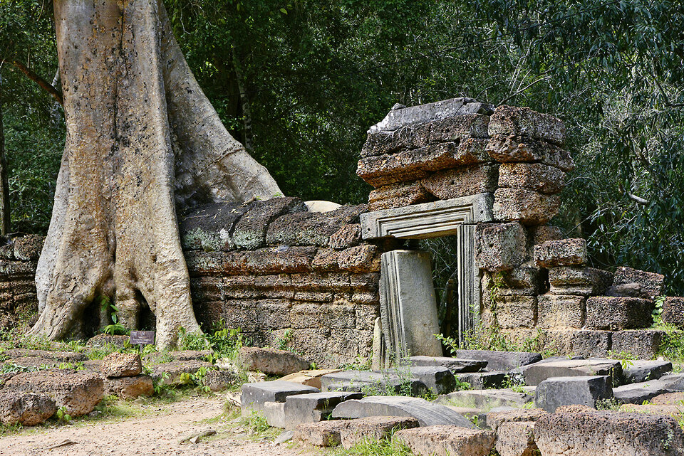 Geheimnisvolle Ecken im Tempel von Ta Prohm.