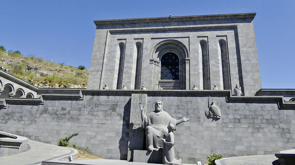 Matenadaran-Handschriften-Museum in Jerewan.