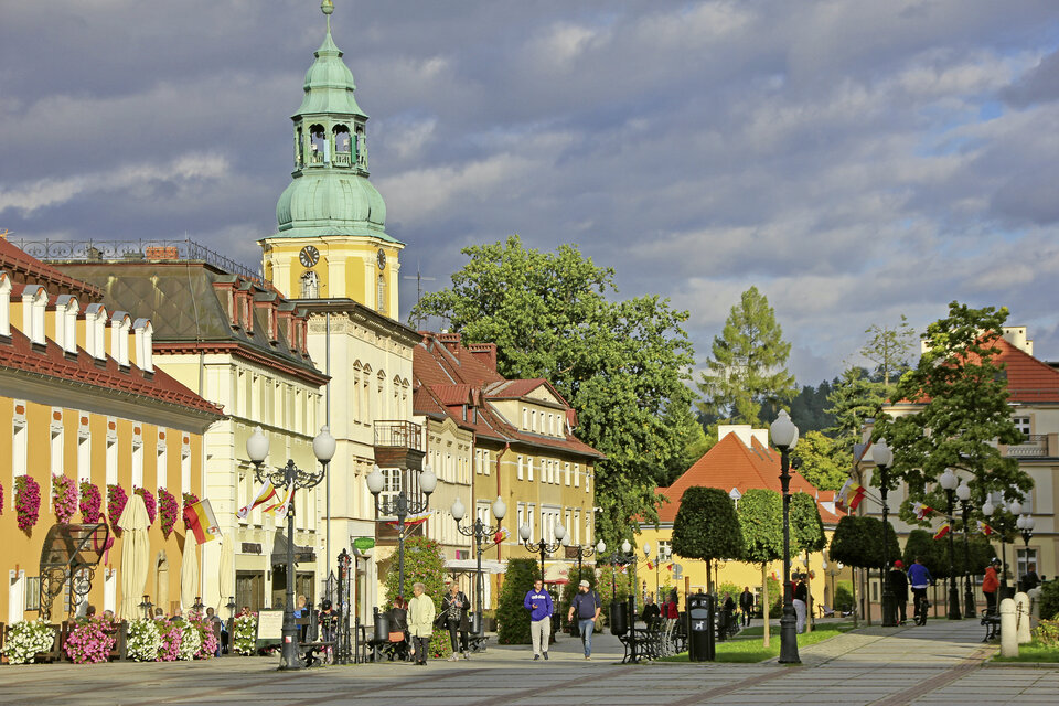 Der Marktplatz in Cieplice