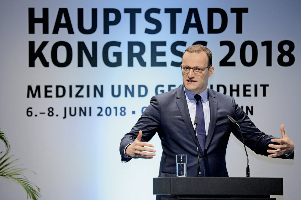 Gesundheitsminister Jens Spahn beim HSK
