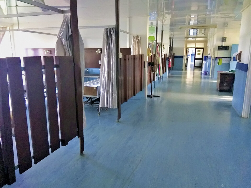 Blick in die Krankenhaus-Station