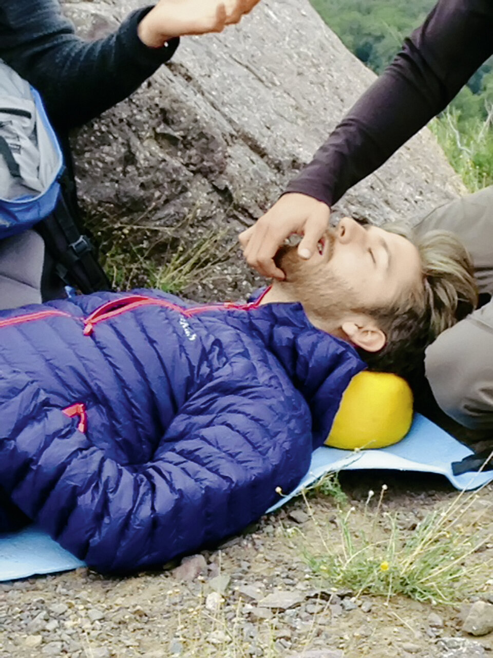 Abb. 1: Freihalten der Atemwege