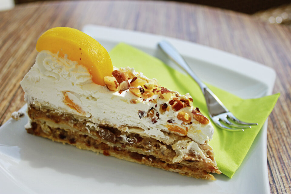 Die Mandeltorte gibt es schon seit 800 Jahren. 