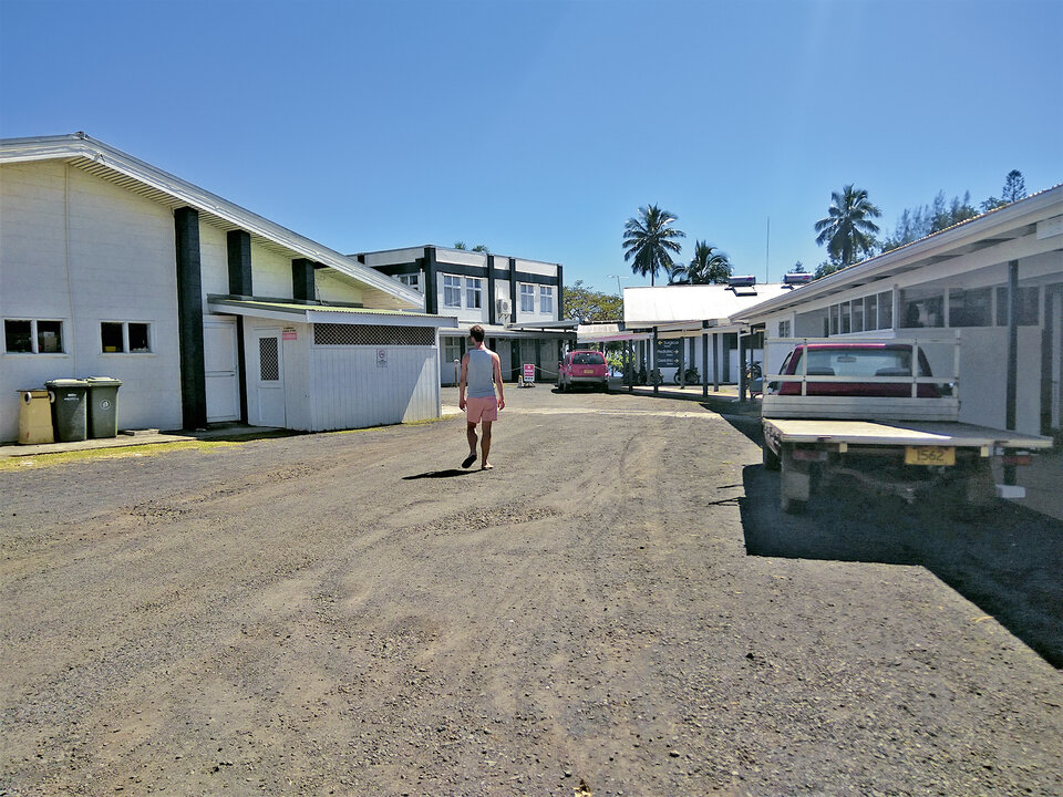 Innenhof des Krankenhauses